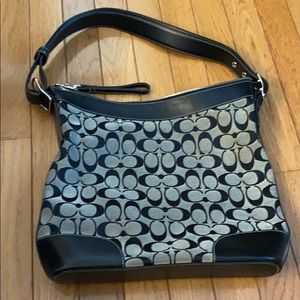 Authentic black Coach purse